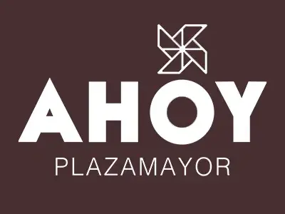 ahoy plazamayor logotipo burdeos